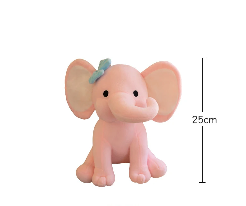 Subli-forward Wholesale High Quality Sublimation Plush Toy  Elephant Plush Toy  for Heat Press Printing