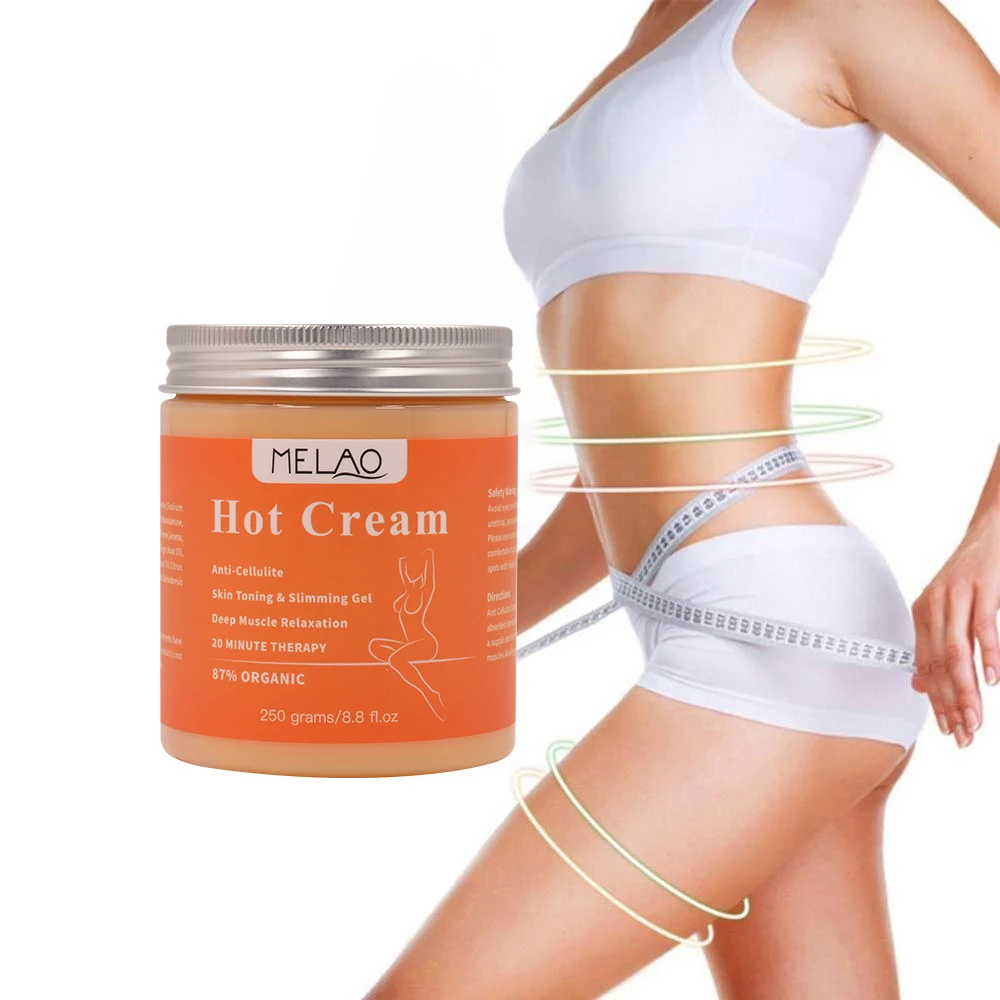 Private Label Shaper Body Wrap Hot Slimming Cream Gel Fat Burning Anti Cellulite Hot Cream Weight Loss