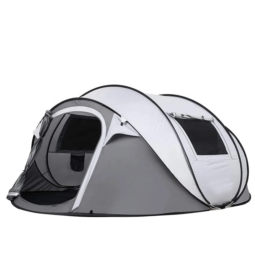 Custom Family Camping Outdoor Waterproof One 1 or 2 Or 4 or 5 or 8 Person Portable Automatic Instant Tente Dome Pop Up Bed Tent