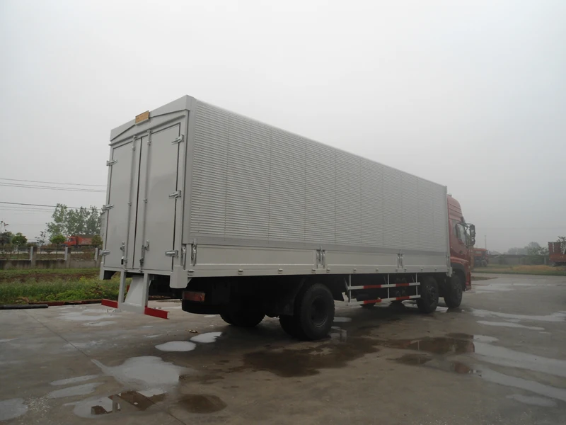 32-футовый алюминиевый крыльчатый фургон для тяжелого грузовика HINO FUSO ISUZU