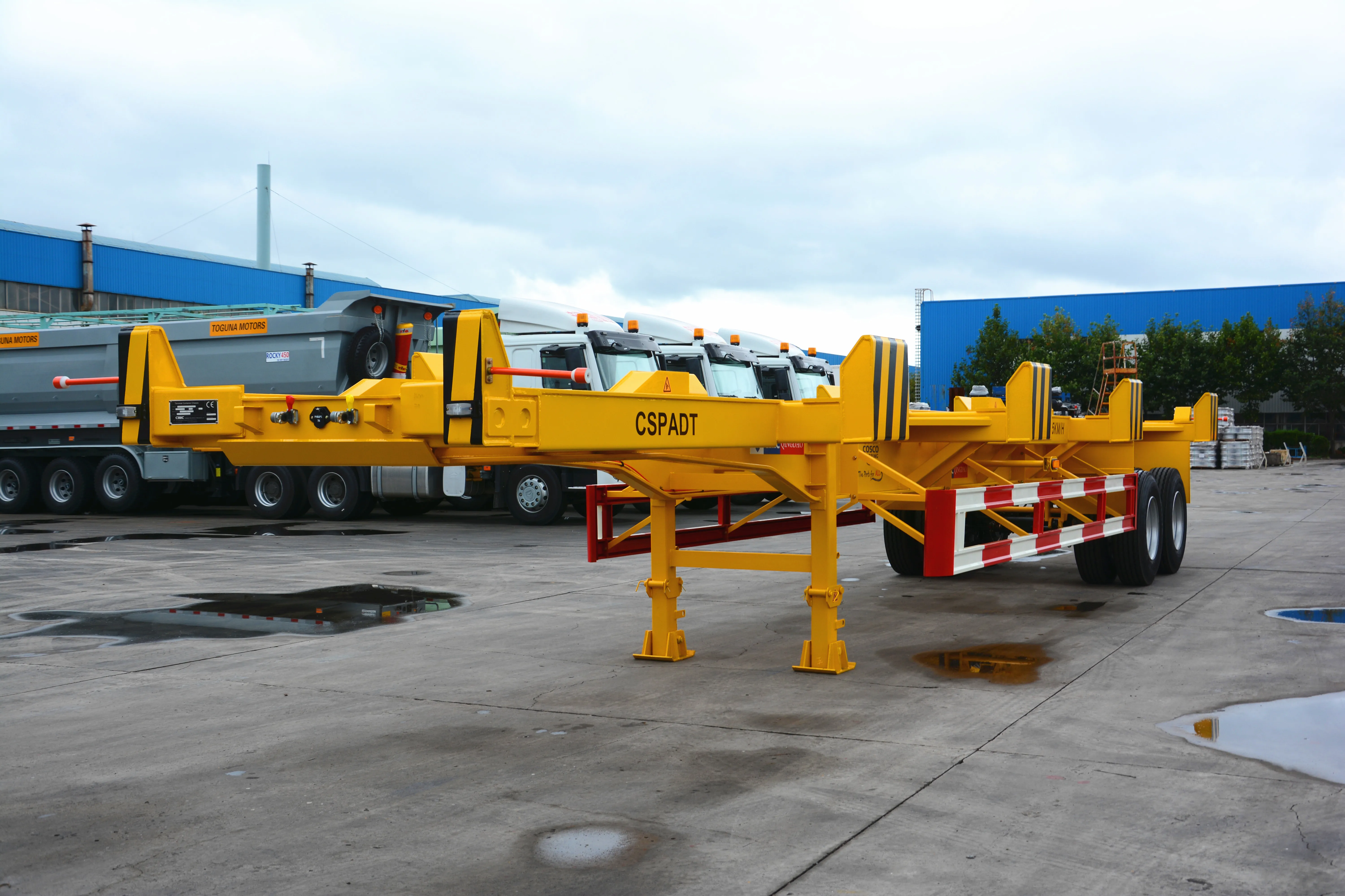 CIMC  Qingdao Port trailer/spreader trailer