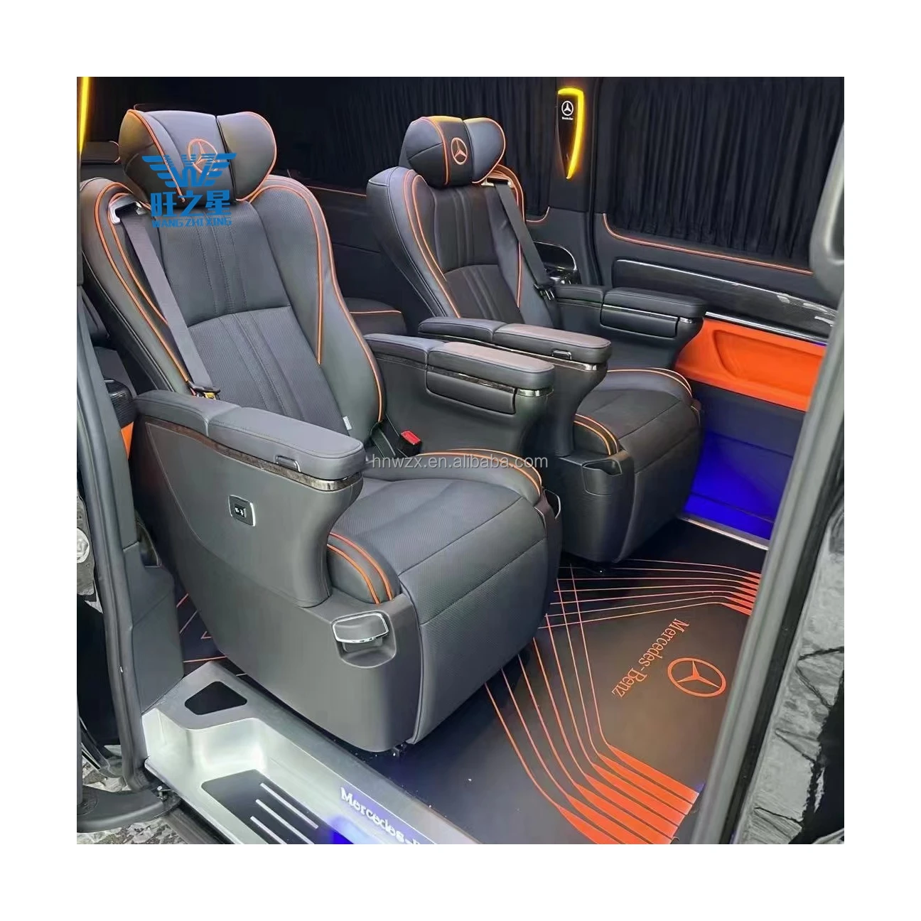 Wzseahi high quality modified car seats recaro sr-7 vip van seats trade vito w447 accessories modified car seats