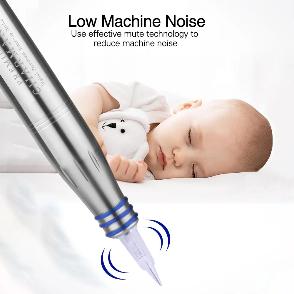 Semi-permanent Makeup Machine Kit For Eyebrow Tattoo Lip eyeliner MTS Microblading Pen Set Eye Make up Beauty Care