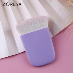 Single Makeup Brush Purple Flat  Blush Brush Beauty Tools Professional Customized Logo