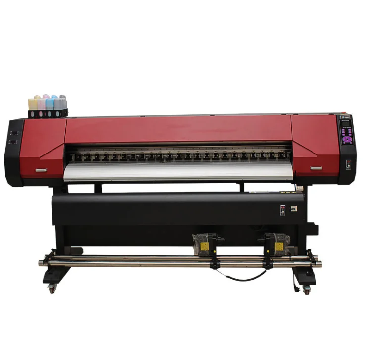 1.8m Roll to Roll Digital Inkjet XP600 Eco Solvent Printer Vinyl Poster Flex Banner Printing Machine