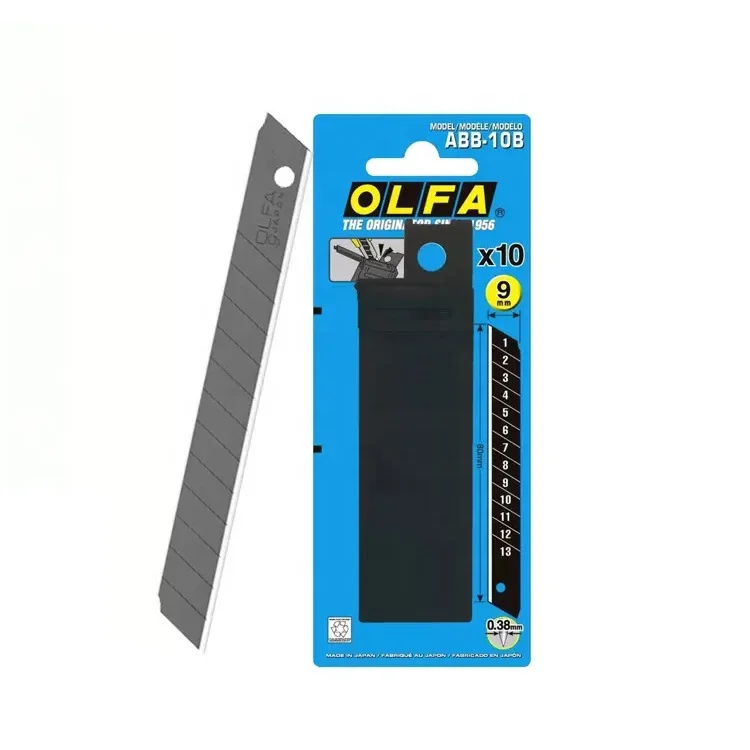 Car Wrap Cutting Blades For Utility Knives Window Tinting Box Cutter Knife Olfa ABB-10B Blades