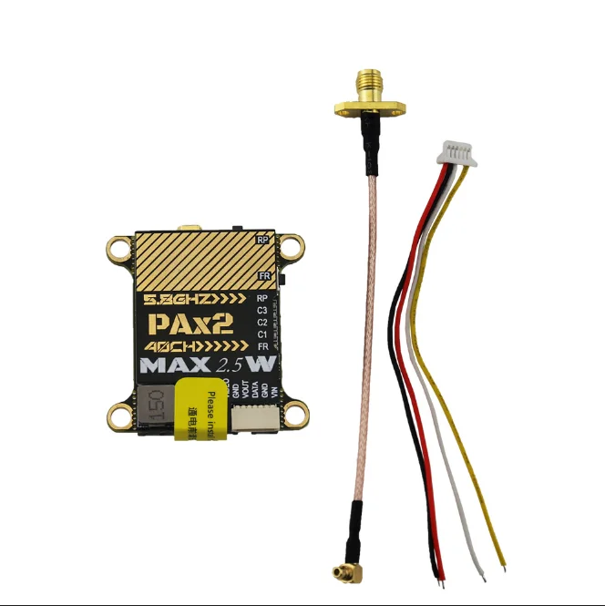 Skystars 5 8G 2 W 40CH VTX 0-25-400-800-1500-2500mW передача изображения для RC фиксированное крыло FPV длинный звонок гоночный Дрон