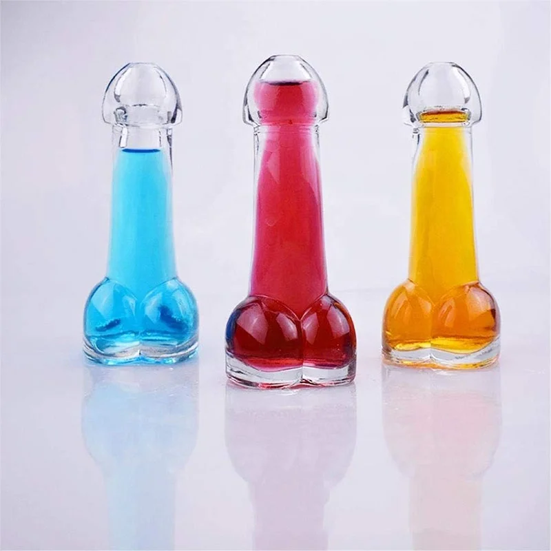 Bachelor Party Shot Penis Cocktails Cup Bar Night Club Glasses Wine Drinking Willy Penis Shaped Bottle Cup