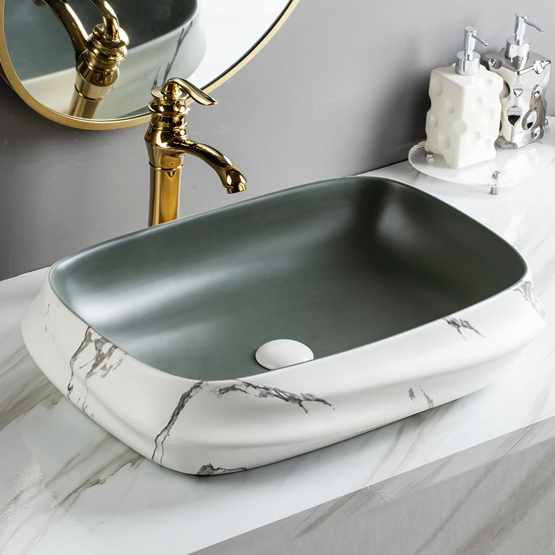 Luxury Cheap Basin lavabo above counter wash hand basin golden art sink