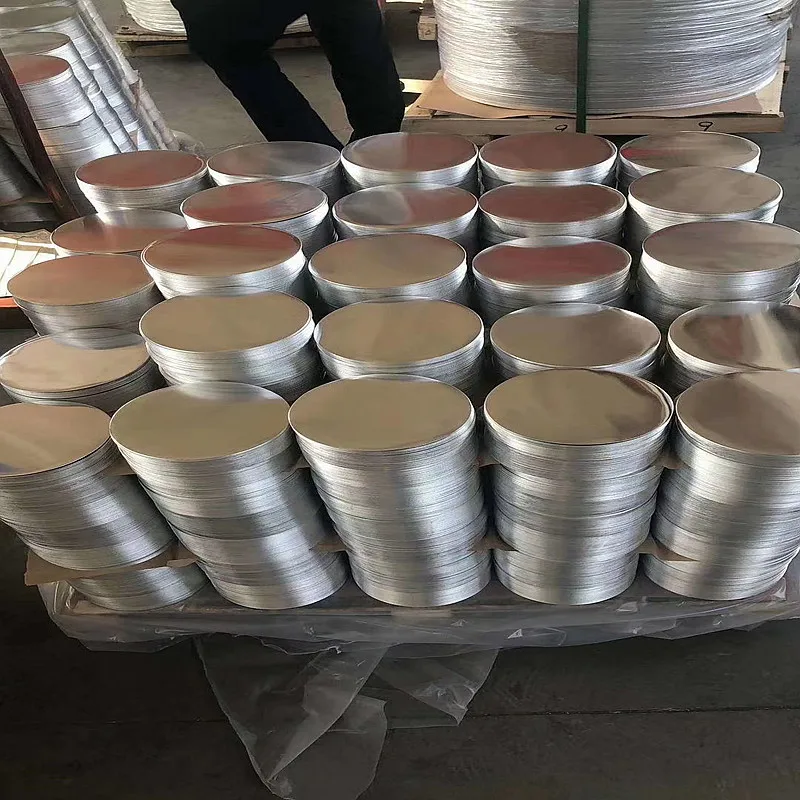 Ruilin Alloy Induction Circle ASTM 7075 Disc Round 1050 1060 1100 H14 Aluminum Plate Sheet for Cookware Kitchenware Pot Usage