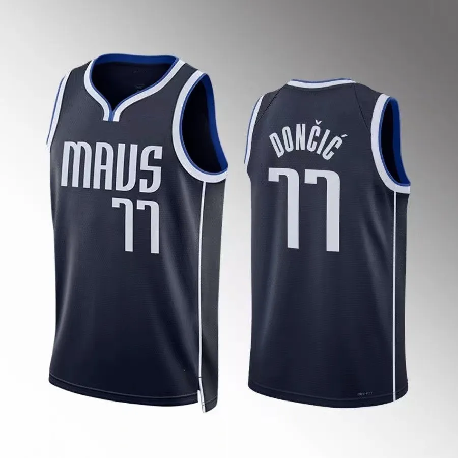 2023 Best Quality New Wholesale Custom Cheap Stitched Men Basketball Jersey 77 Luka Doncic 41 Dirk Nowowski