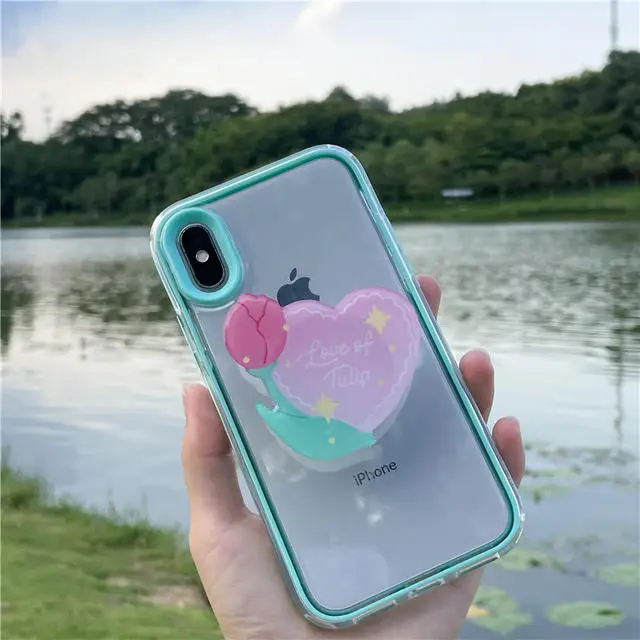 Creative Cartoon Acrylic Mobile Phone Holder Popular Phone Grip With Professional Production Customized  Phone Sockets Stand