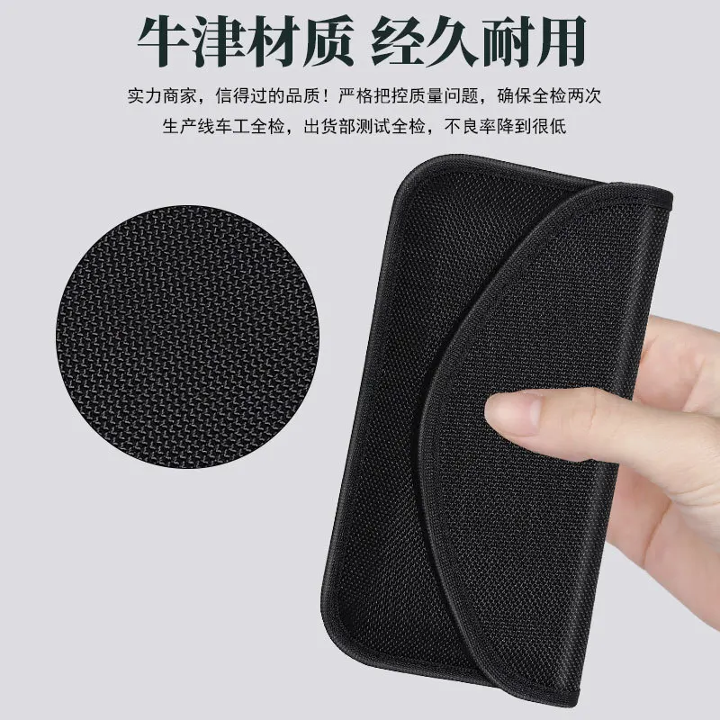 Custom Mobile Phone signal Shielding Bag Anti Positioning Isolation signal Anti Demagnetization Anti Radiation Phone Storage Bag