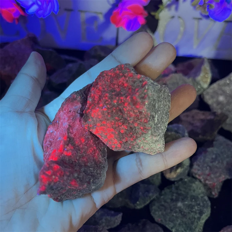 Wholesale Natural Healing Raw Stone Ruby Fuchsite Rough Stone For Sale