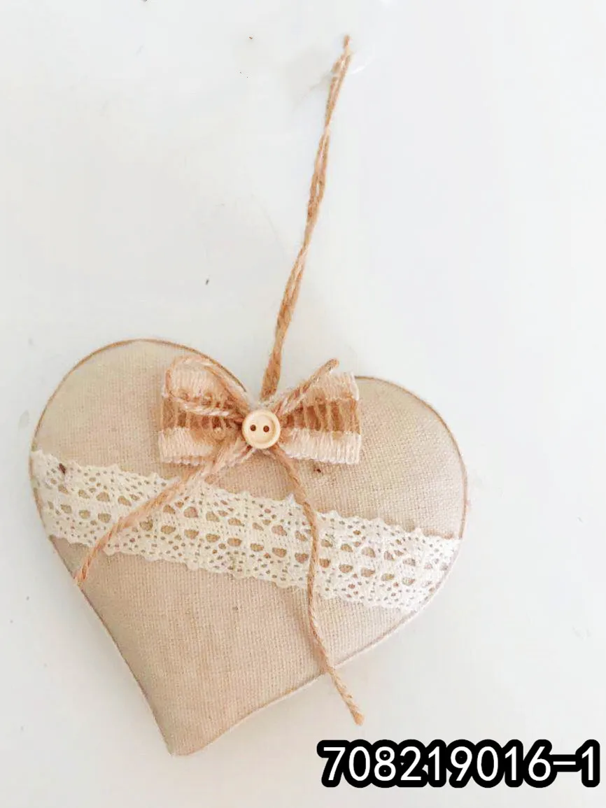 2022 Easter hot selling  Linen natural hemp rope handmade decorative handing Easter eggs