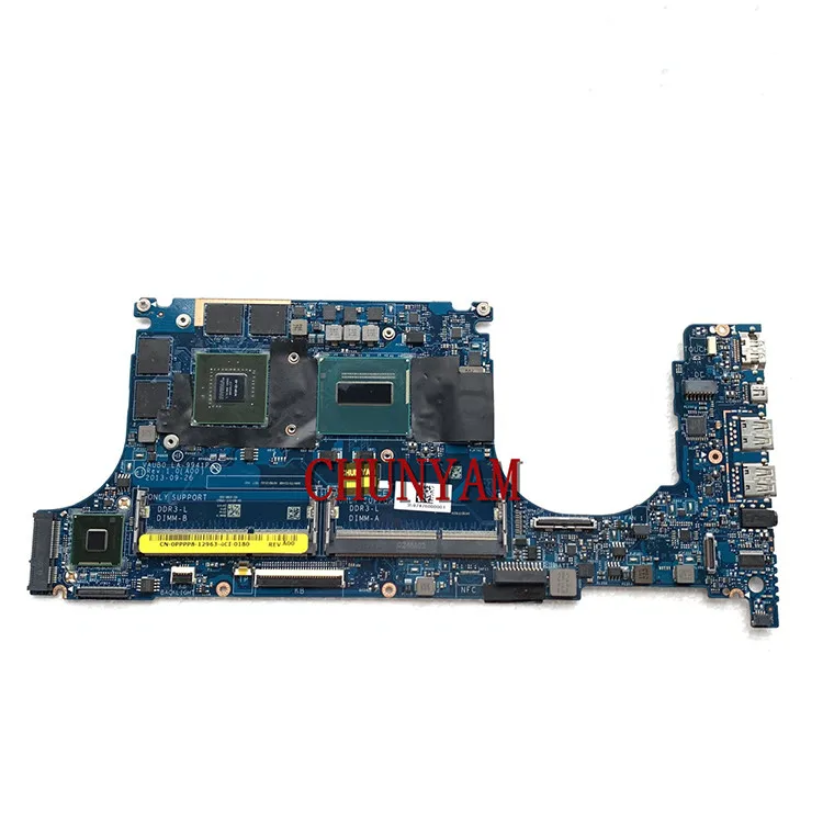 For M3800 laptop motherboard LA-9941P PPPP8 i7-4712HQ