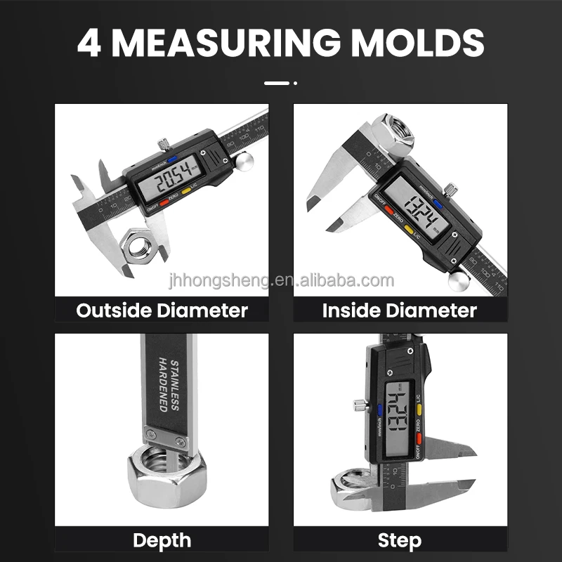 Electronic Micrometer Caliper with Large LCD Screen Auto-Off Feature Digital Vernier Caliper Digital Caliper 150mm
