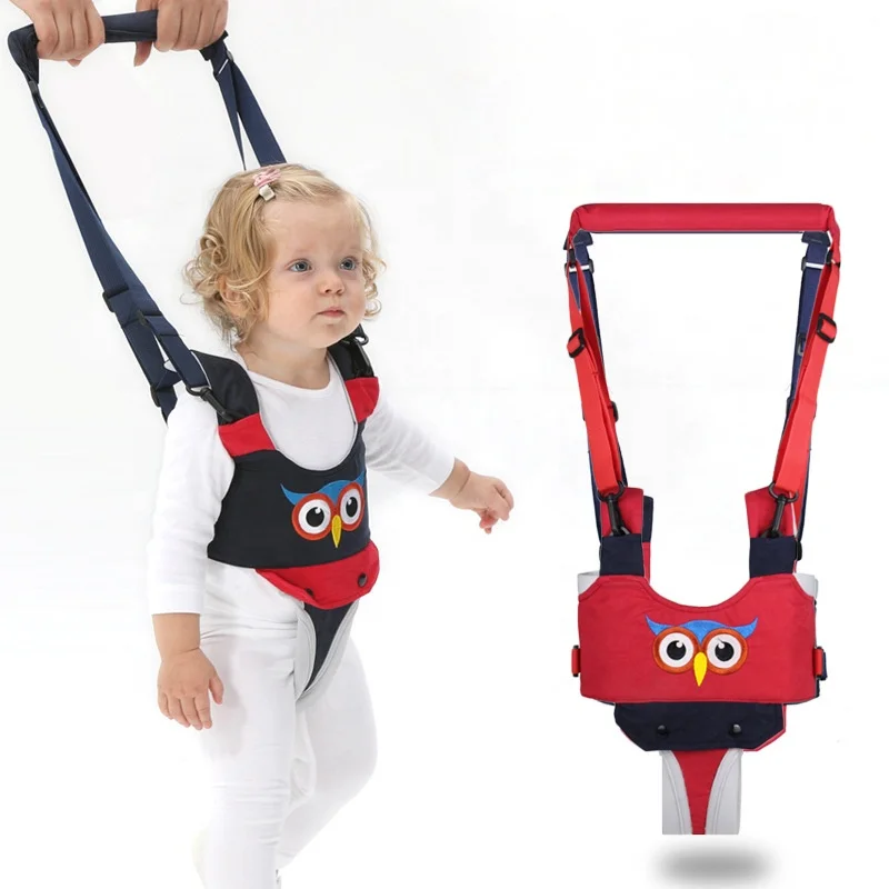 
Wholesale OEM Customized Owl Embroidered Shape baby walking harness baby walker 2020 protective belt 