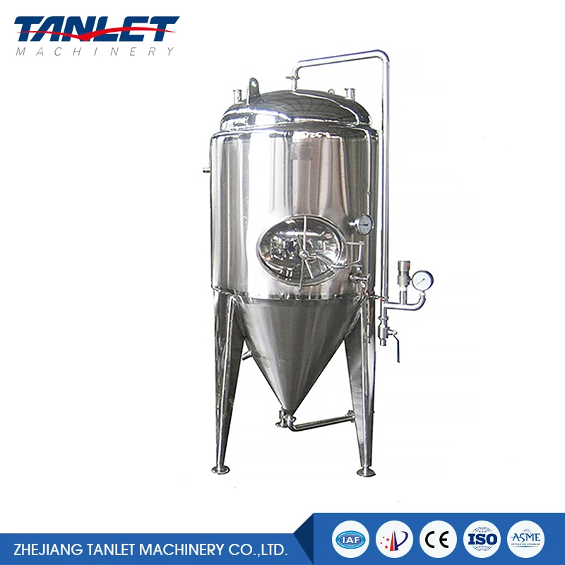 sanitary class Vertical 304 316 Stainless Steel beer beverage soft drink wine fermentation tank