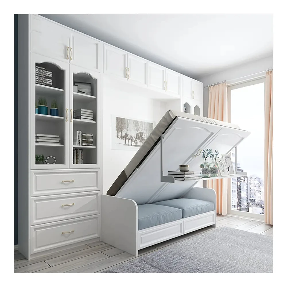 Xijiayi Spring Belt Custom Queen King Double Size Desk Folding Sofa Murphy Bed Mechanism Hinges For Wall Bed
