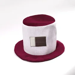 2022 Qatar World Football Fan Velvet Hat National Flag Fan Party Hat Cheer Prop Carnival Hat