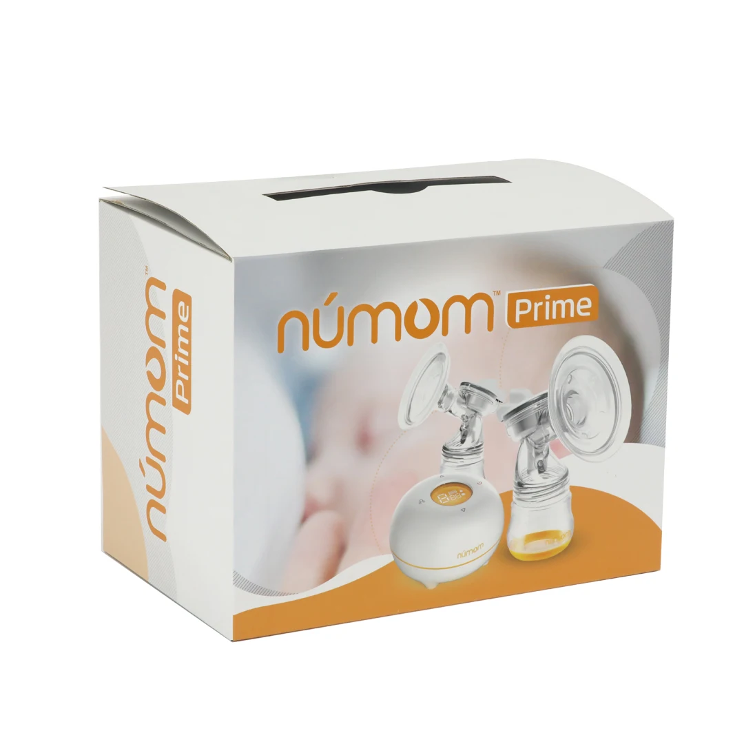 Custom logo packaging baby breast pump corrugated paper box Factory breast pump shipping corrugated paper box with handle