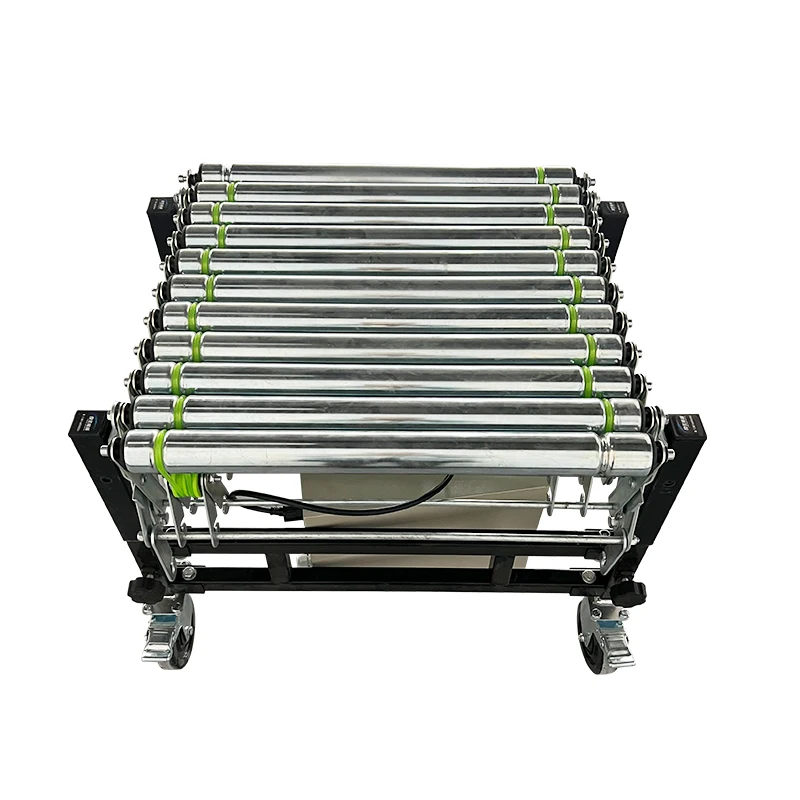 LIANGZO OEM/ODM extendable standard flexible motorized electric telescopic automated industrial power packing roller conveyor