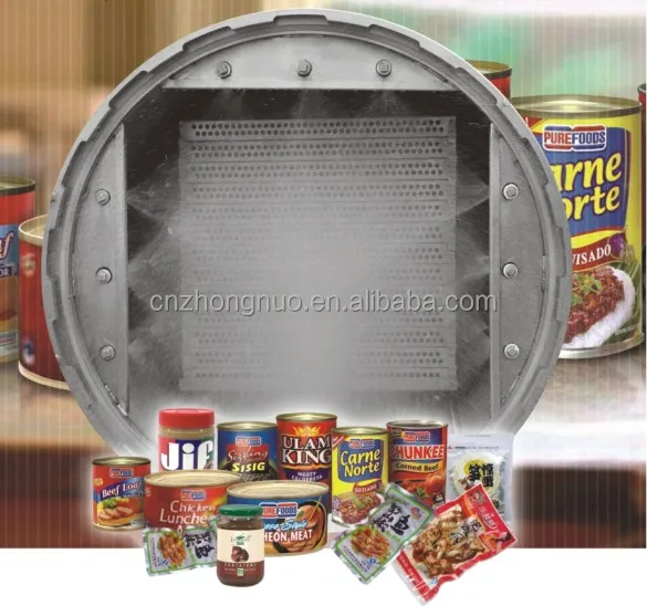 Horizontal Water bath autoclave sterilizer/retort for pet canned food canning