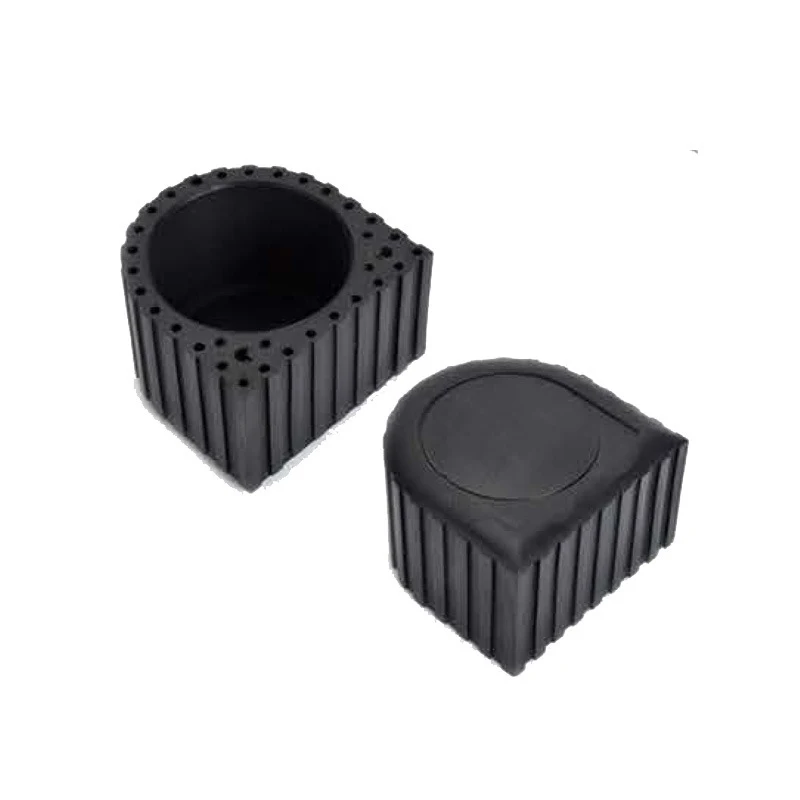 Fitness Equipment Accessories Plastic Round Pipe Sleeve Foot Pad Pipe Protective Sleeve Bushing
