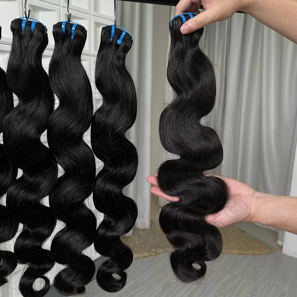 Vietnamese Raw Hair Bundles Body Wave Unprocessed Cuticle Aligned Human Hair Bundles Drop Shipping Raw Hair Vendor