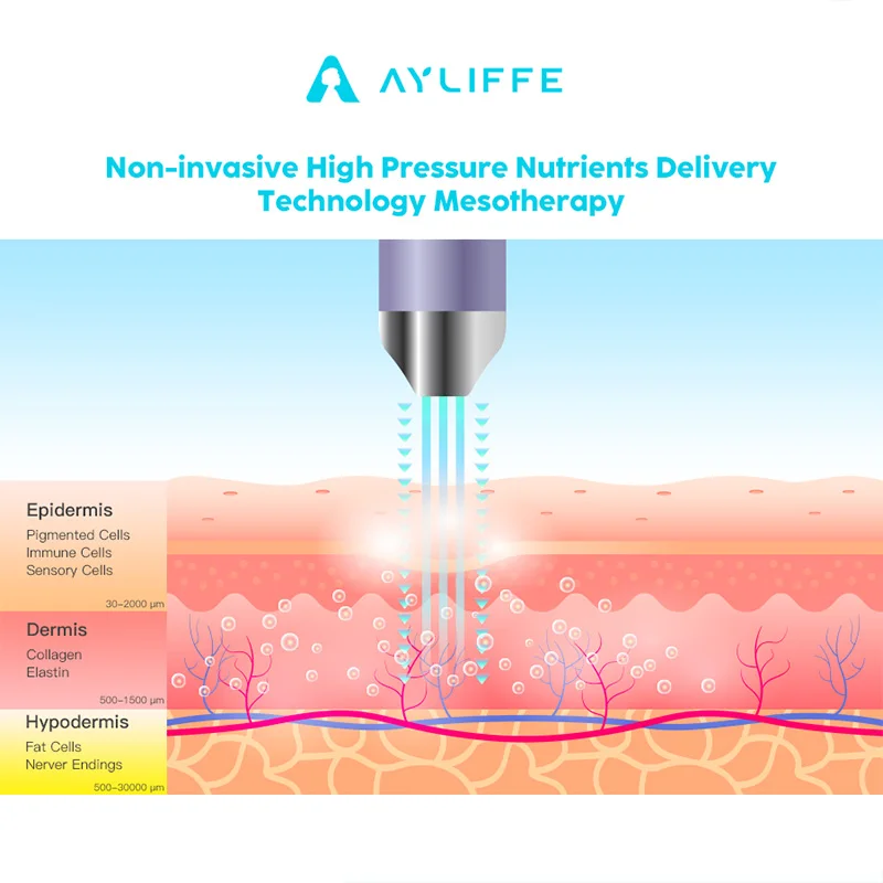 Professional Seyo Tda No-Needle Water Injector Mesotherapy 2023 Newest Deep Cleansing Moisturizing Mesotherapy Injection Gun