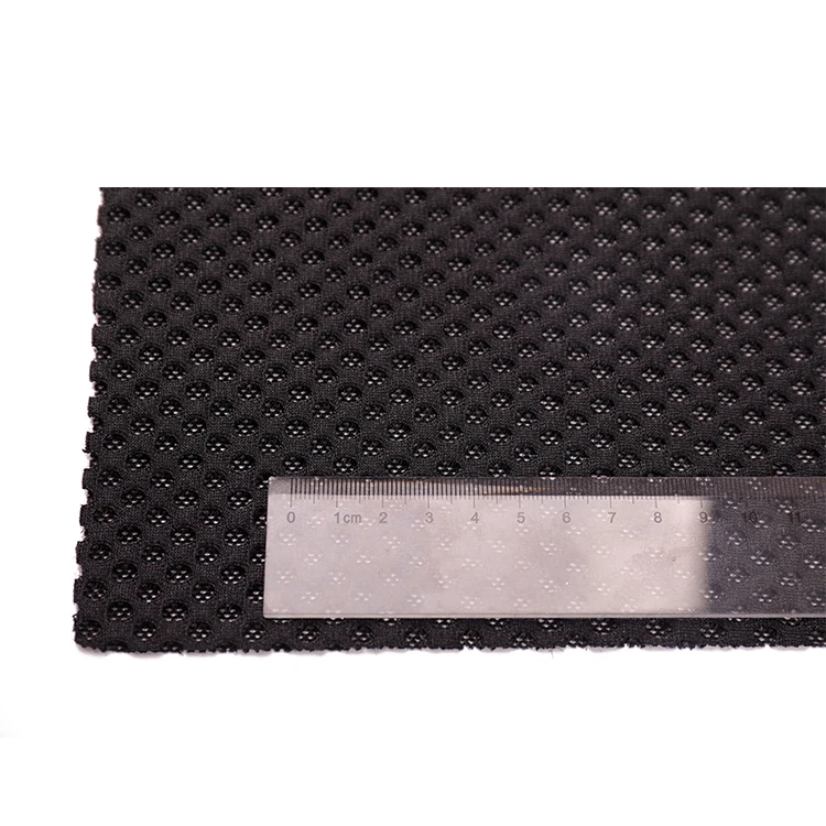 Wholesale 3D Spacer Polyester Knitted Stretch Net Mesh Fabric For Shoes Nylon Air Polyester Mesh