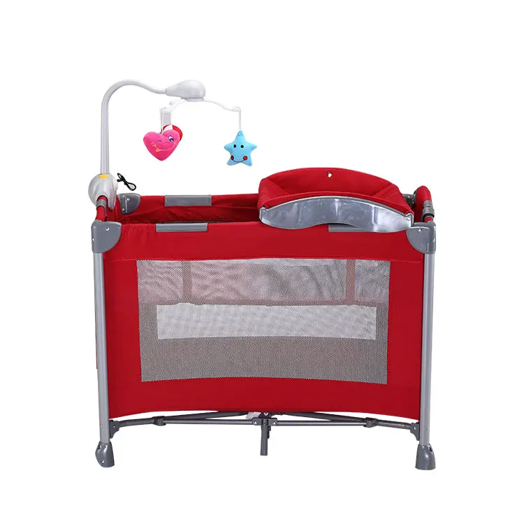 baby playpen play yard crib travel cot bed small size easy fold and carry suitable for travel home hotel play and sleep