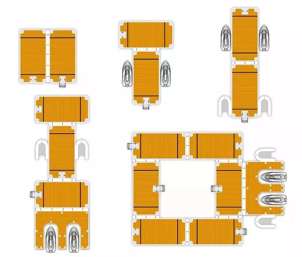 Inflatable Water Platform Floating Platform Floating Pontoon Jet Ski Floating Dock Floating Jet Ski Dock