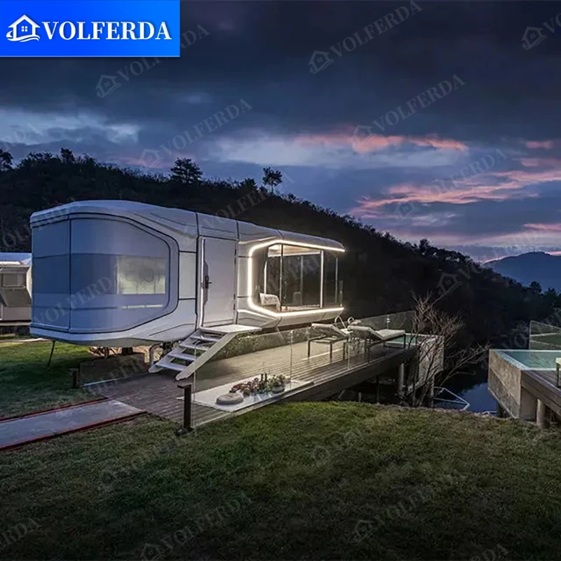Foshan Volferda E7 Capsule House for Living Mobile Container Luxury Camping
