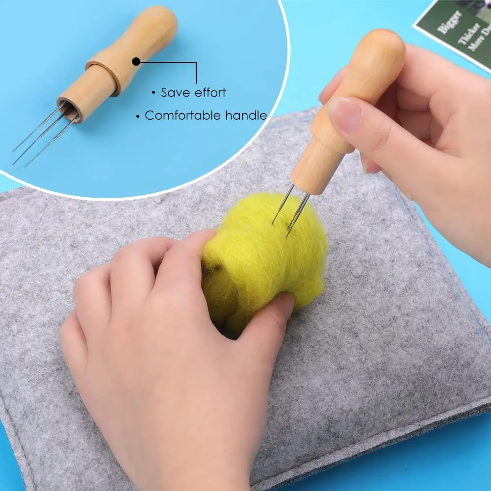 Серая губка Войлок игла валяние коврик Толстая и прочная основание для DIY набор ручной