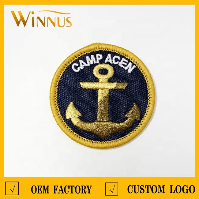 Guangdong manufacturer hockey garment fabric big embroidered iron on patches