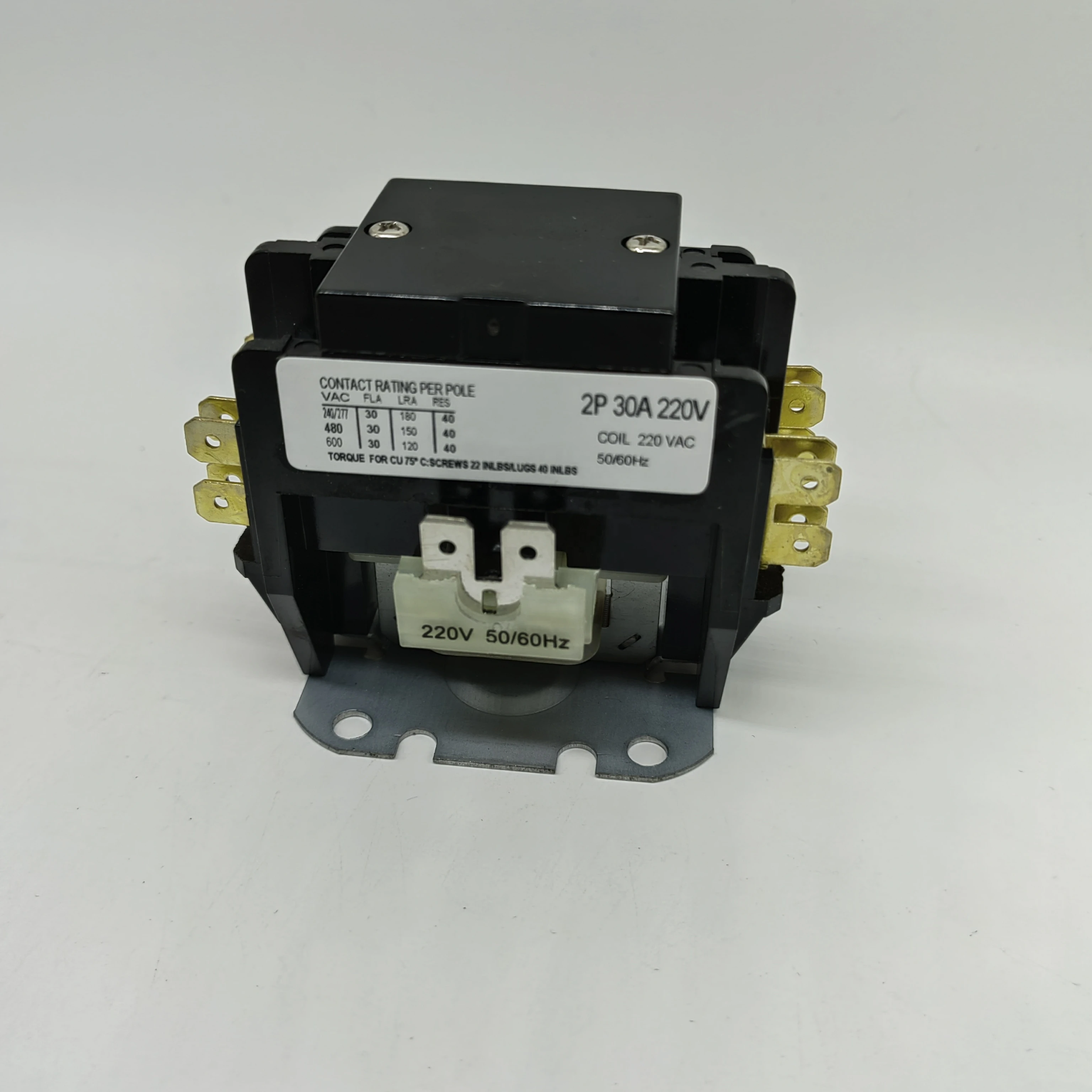3-phase 220v/380v coil magnetic 3-pole magnetic contactor AC contactor 1P 2P 3P 4P