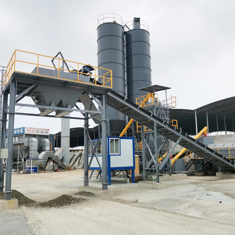 Stationary Type WBS600 Continuous Soil Mixing Plant For Construction Works Asphalt Plant