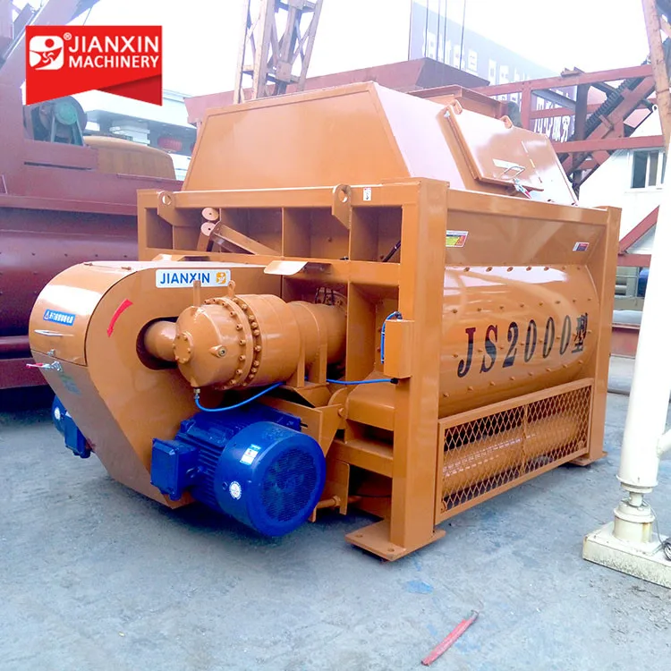 JS2000 concrete mixer manufacturer Horizontal concrete mixer for sale