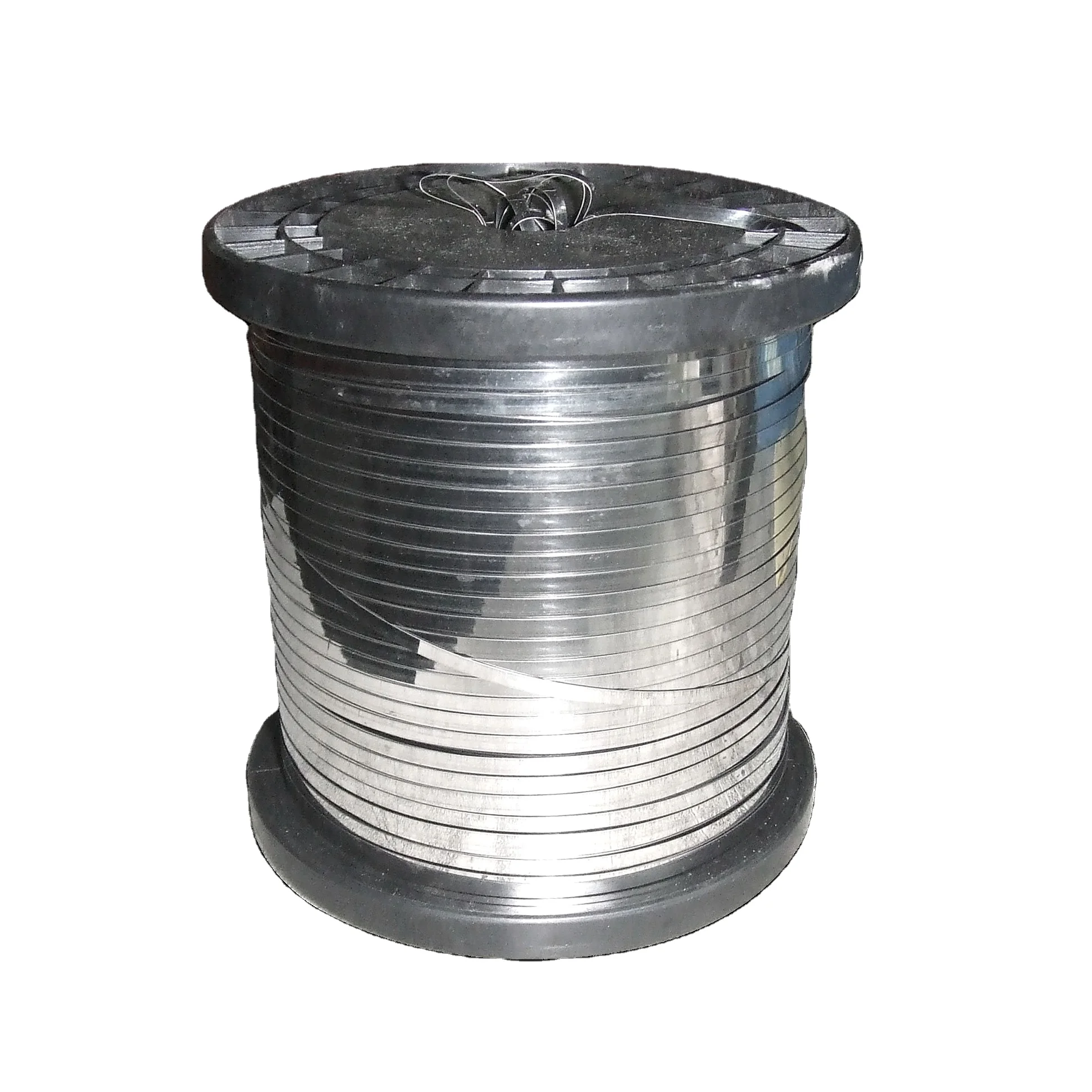Manufacturers Ni-cr 80/20 Heat Resistance Electric Wire Chinese Baling Wire Annealed Dead Soft Flat Wire Bright White Black