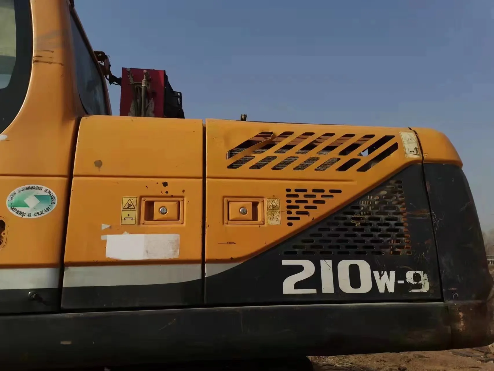 Used Excavator South Korea HYUNDAI 210W-7 210w -9 Wheel Excavator Hyundai 21t with Good condition