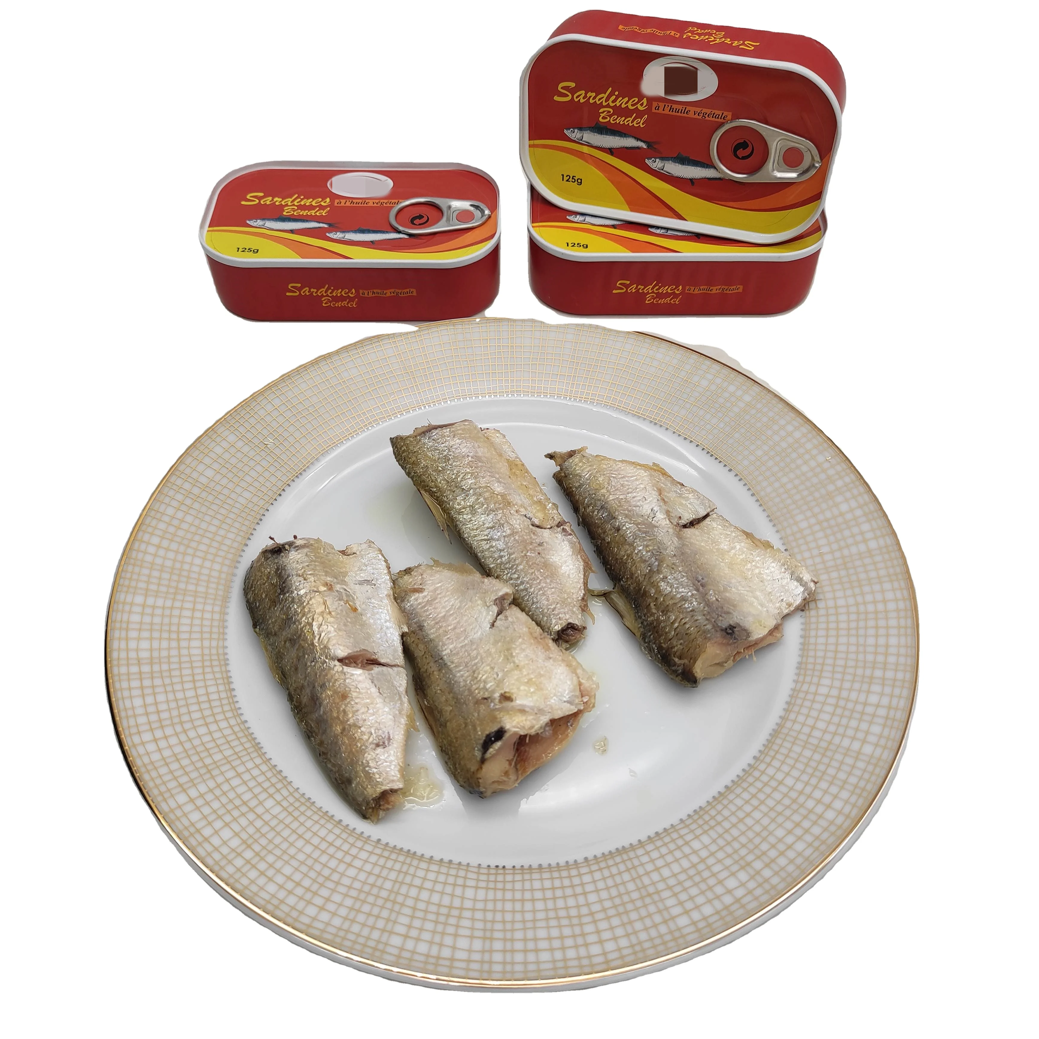 Консервированные сардины в растительном масле 125 г