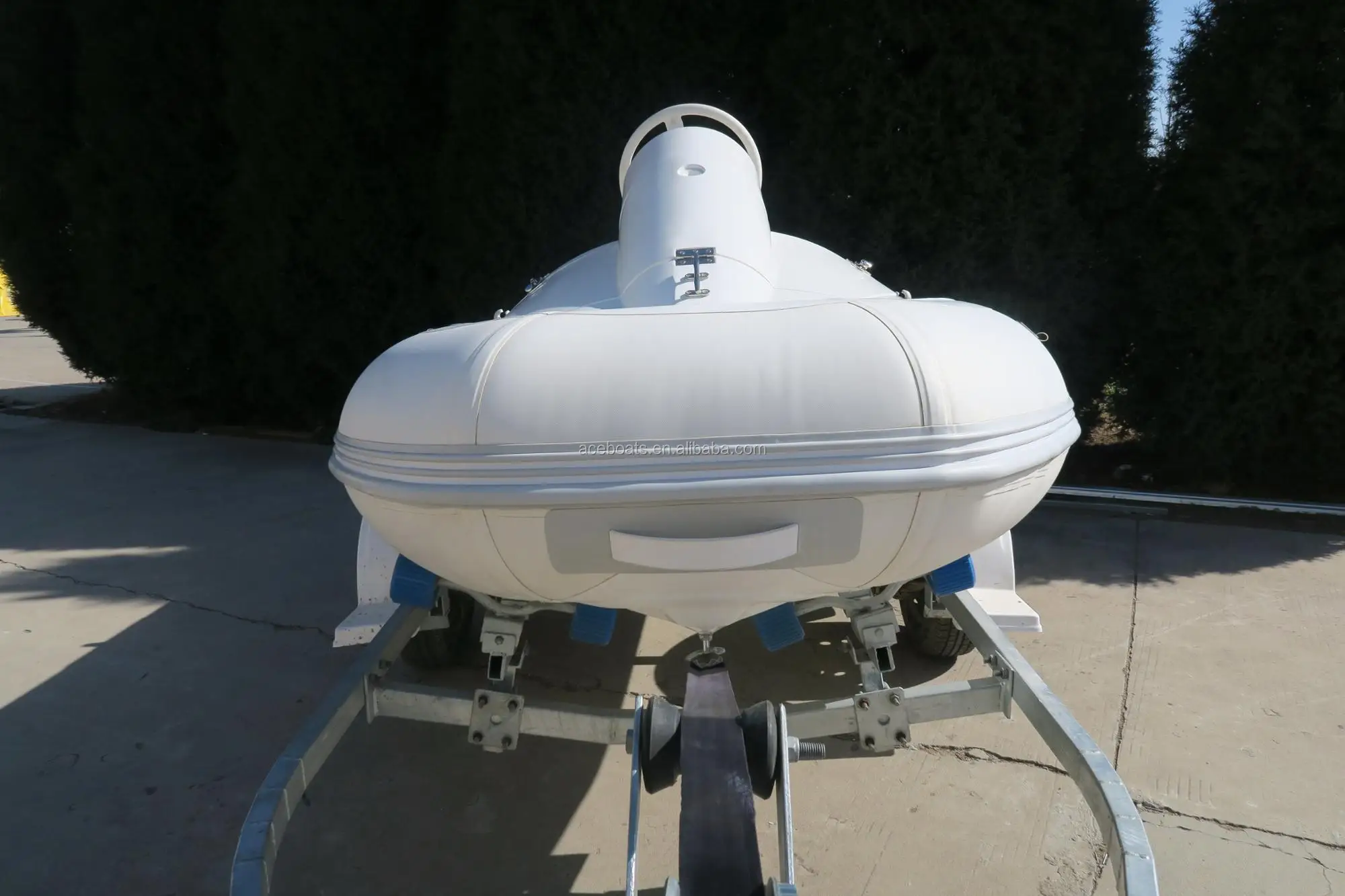 new style engine boat inflatable fiberglass boat RIB-300 with electric motor for sale