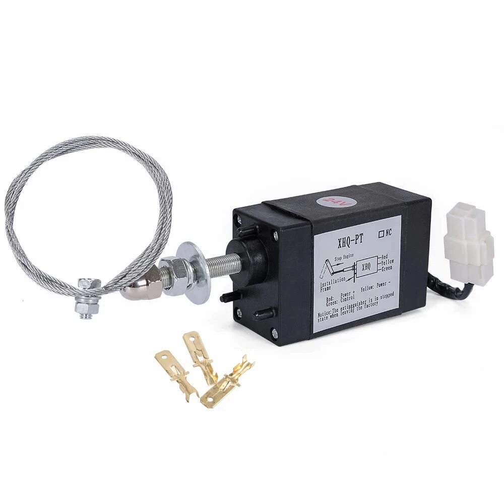 Solenoid valve Engine electric fuel shut off Valve fire extinguisher 24v