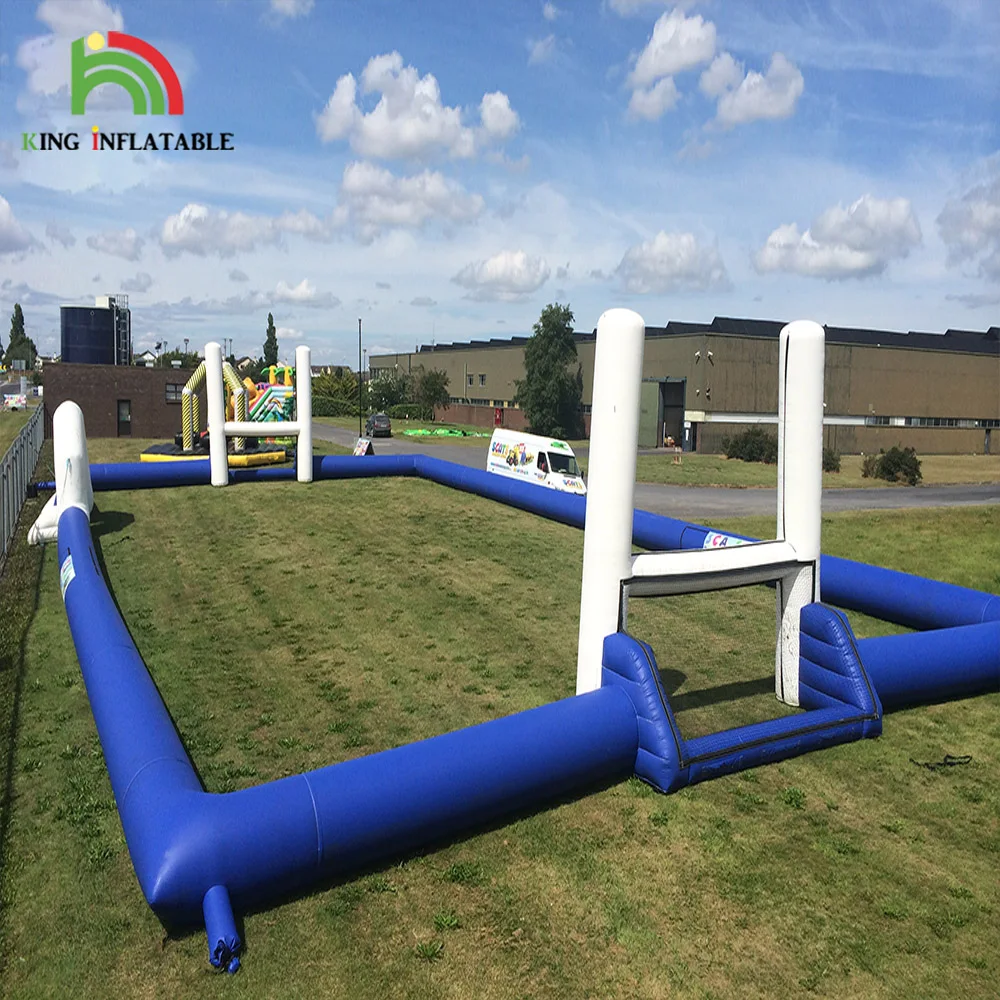 Inflatable 3v3 Football Pitch For Street, Inflatable Soccer Field For Rent