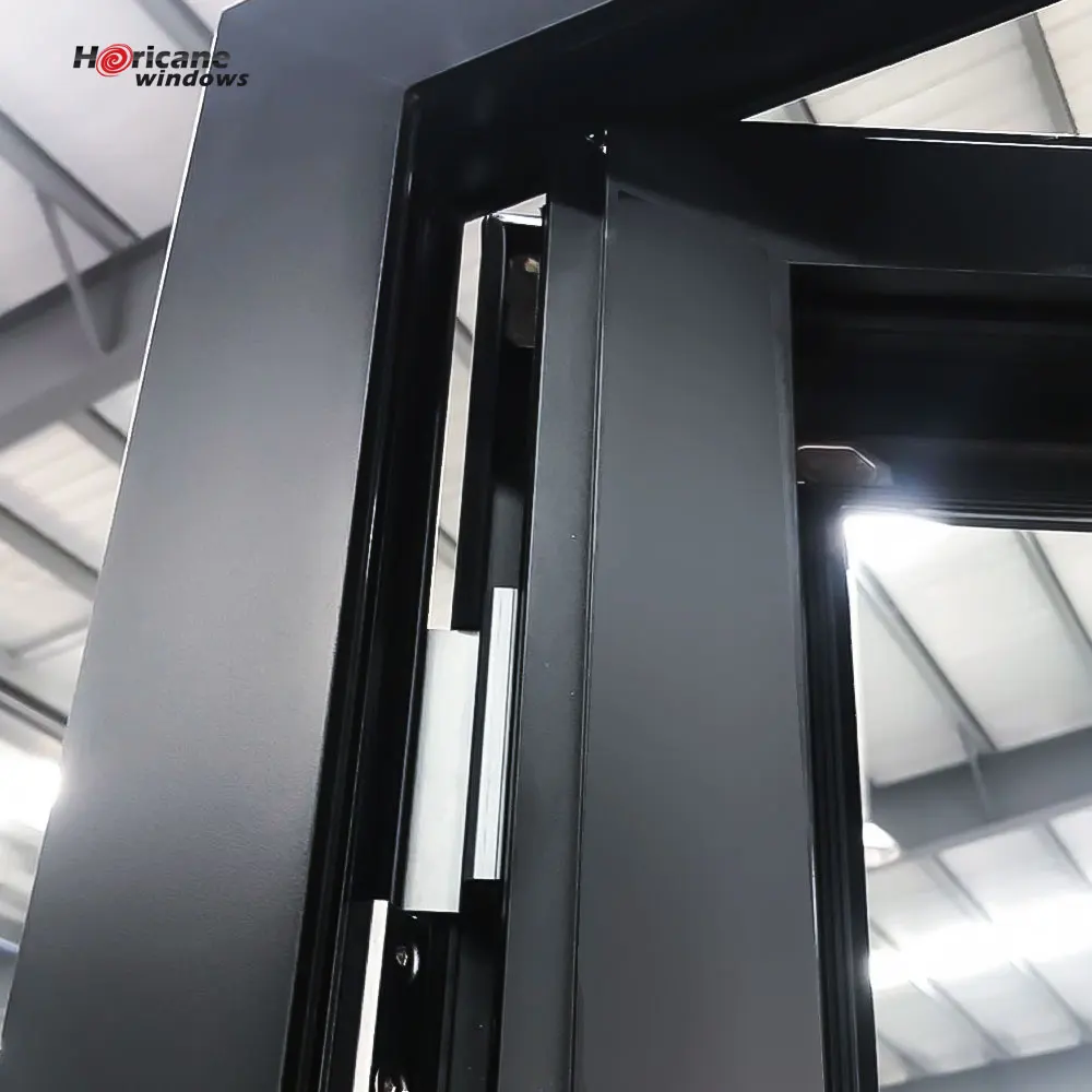 Aluminum Panic Bar and Secure Key with safety standards Lock for Commercial Buildings Double Casement Escape Door