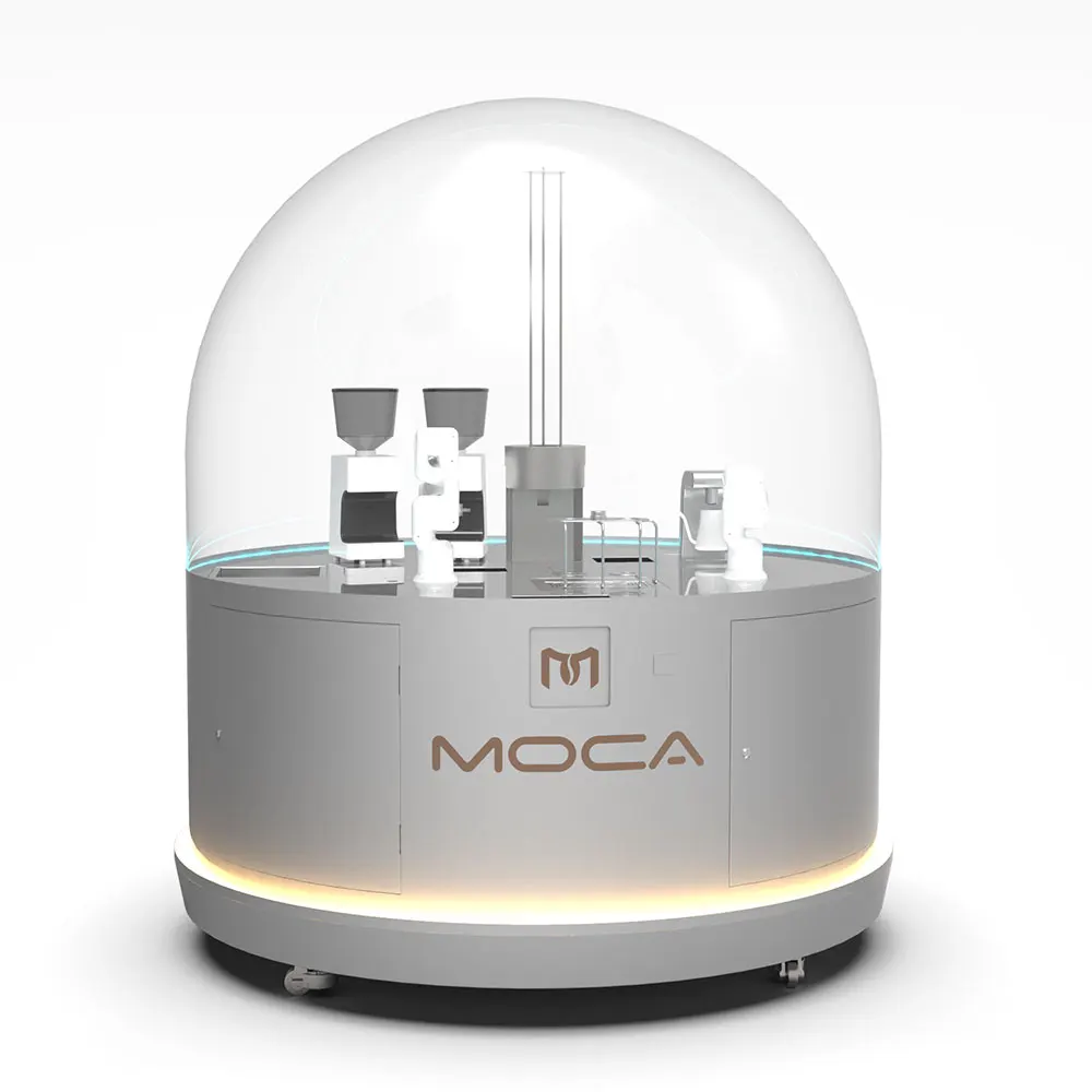 Wholesale Smart Fully Automatic New Retail Coffee Vending Robots