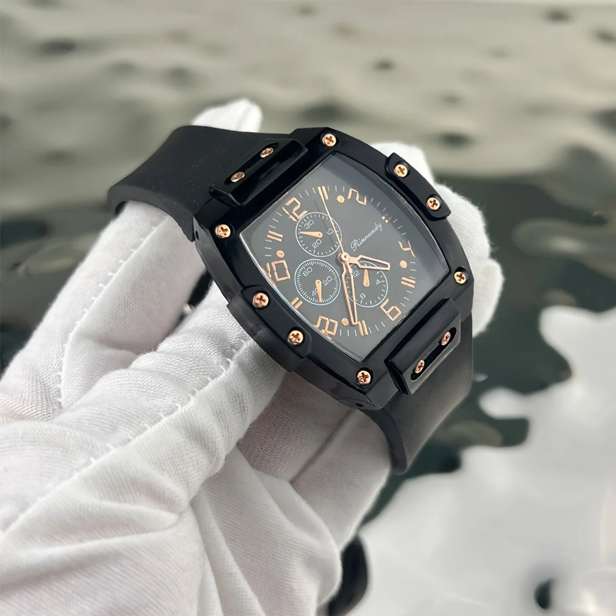 Chic Analog Design Durable Silicone Strap for Unisex Style Cool Candy Colors Stylish Quartz Watch