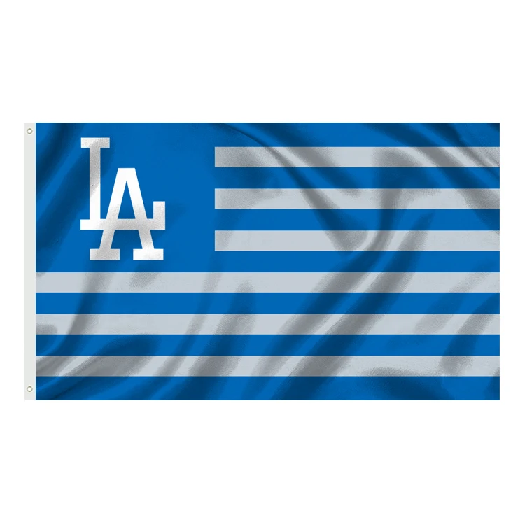 Оптовая продажа 3X5FT LA Dodgers Mlbs флаг команды полиэстер баннер открытый Лос-Анджелеса